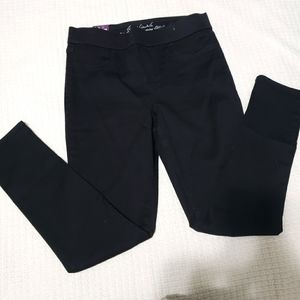 Gloria Vanderbilt, black skinny pants